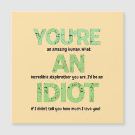 Stepbrother, je bent een geweldig menselijk gesche