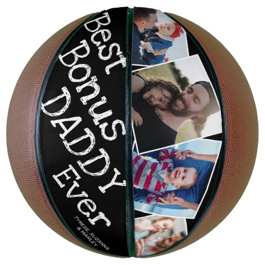 Stepdad Best Bonus Pap Ever Basketball Basketbal (Verticaal)