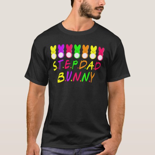 Stepdad Bunnies Konijn Grappig Konijntje Paasdag T-shirt (Voorkant)