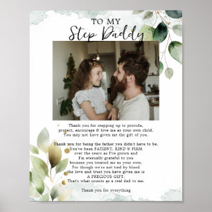 Stepdad Gift van Stap Dochter Poster