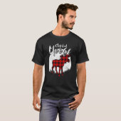Stepdad Moose Red Plaid Buffalo Matching Family Pa T-shirt (Voorkant volledig)