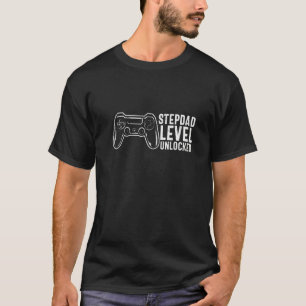 Stepdad-niveau onvergrendelde game-spelvaders dag  t-shirt