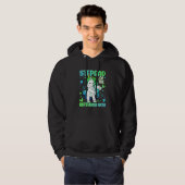 Stepdad of the Birthday Party Princess Dabbing Uni Hoodie (Voorkant volledig)