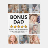 Stepdad Rating | Foto van Bonus Pap Fleece Deken (Voorkant)