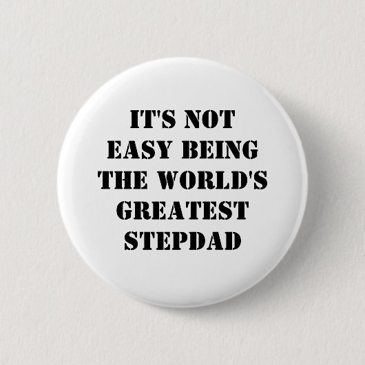Stepdad Ronde Button 5,7 Cm (Voorkant)