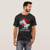 Stepdad Saurus Bonus Pap Mannen Stepdadsaurus T-shirt (Voorkant volledig)
