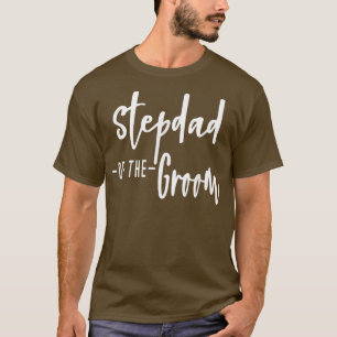 Stepdad Stap pa van de Groom Familiepartij hoort t T-shirt