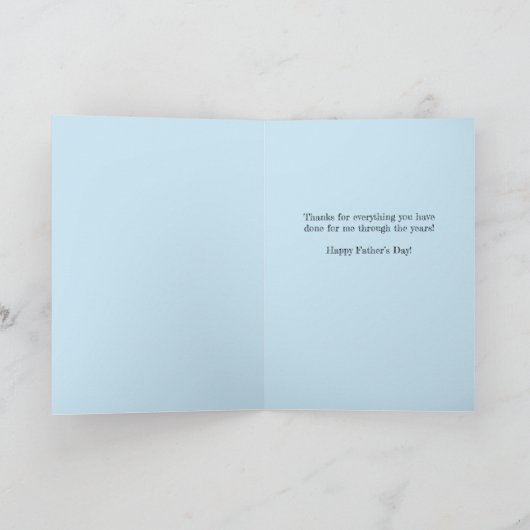 Stepdad Vaderdag DNA Quote Inspirerend Kaart (Binnen)