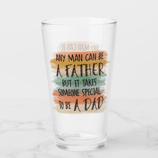 Stepdad Vaderdag Gift | Speciale vader Glas (Achterkant)