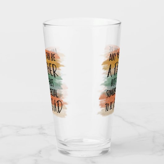 Stepdad Vaderdag Gift | Speciale vader Glas (Links)