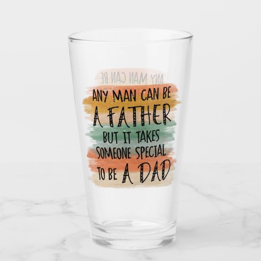 Stepdad Vaderdag Gift | Speciale vader Glas (Voorkant)