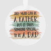 Stepdad Vaderdag Gift | Speciale vader Ornament (achterkant)