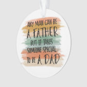 Stepdad Vaderdag Gift | Speciale vader Ornament (voorkant)