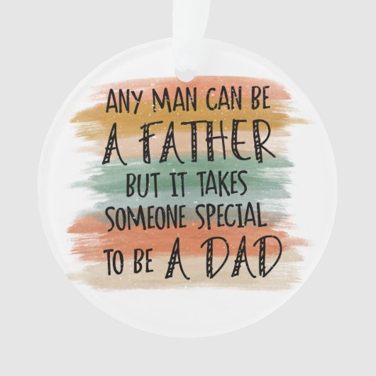 Stepdad Vaderdag Gift | Speciale vader Ornament (voorkant)