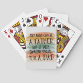 Stepdad Vaderdag Gift | Speciale vader Pokerkaarten (Achterkant)