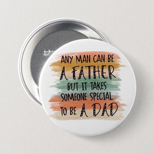 Stepdad Vaderdag Gift | Speciale vader Ronde Button 7,6 Cm (Voorkant /achterkant)