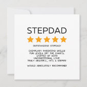 Stepdad Vaderdag of Stepdad Verjaardag Kaart (Voorkant)