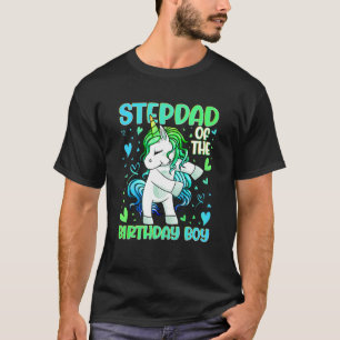 Stepdad van de Birthday Party prinses Dabbing Uni T-shirt
