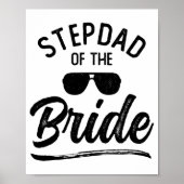 Stepdad van de bruid matchen bruiloft partij poster (Voorkant)