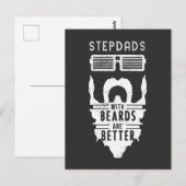 Stepdads met voeten zijn betere Vaderdag cadeautje Briefkaart (Voorkant / Achterkant)