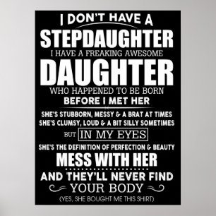 Stepdochter Poster