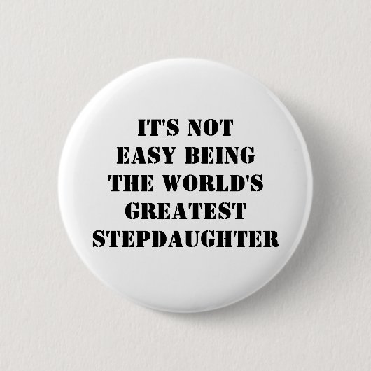 Stepdochter Ronde Button 5,7 Cm (Voorkant)