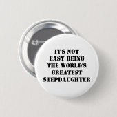 Stepdochter Ronde Button 5,7 Cm (Voorkant /achterkant)