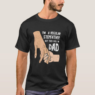 Stepfather Fathers Dag hou mijn hand vast T-shirt