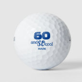 Stepfather Gift – 60 en zo cool golfontwerp Golfballen (Voorkant)