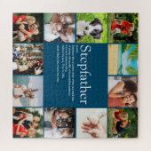 Stepfather, Stepdad Definition 12 Photo Blue Fun Legpuzzel (Horizontaal)