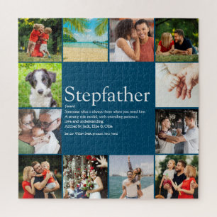 Stepfather, Stepdad Definition 12 Photo Blue Fun Legpuzzel