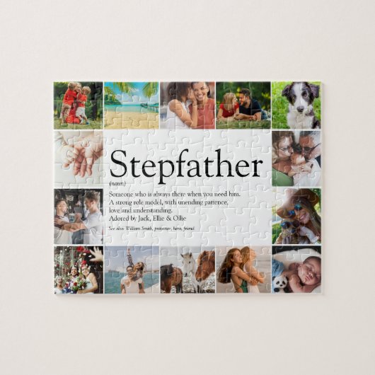 Stepfather, Stepdad Definition 14 Photo Fun Legpuzzel (Horizontaal)
