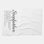 Stepfather, Stepdad Definition Elegant Script Theedoek (Horizontaal)