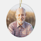 Stepfather Stepdad Definition Fotokerstmis Keramisch Ornament (Links)