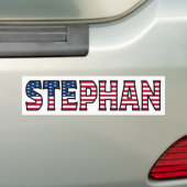 Stephan Name Vorname USA Aufkleber Sticker Auto (Op auto)
