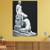 Stephan Sinding - Aanbidding (1903) Canvas Afdruk (Insitu (Woonkamer))