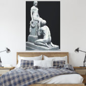 Stephan Sinding - Aanbidding (1903) Canvas Afdruk (Insitu (Slaapkamer))