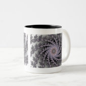 Stephani Fractal Tweekleurige Koffiemok (Voorkant rechts)