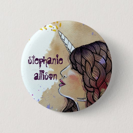 Stephanie Allison Ronde Button 5,7 Cm (Voorkant)