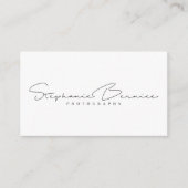 Stephanie Bernice Visitekaartje (Voorkant)