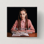 Stephanie Dane Vierkante Button 5,1 Cm (Voorkant)