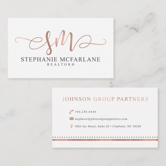 Stephanie M Visitekaartje (Voorkant / Achterkant)