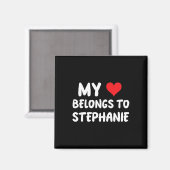 Stephanie - Mijn Hart Hoort Bij Stephanie - Liefde Magneet (Voorkant / Achterkant)