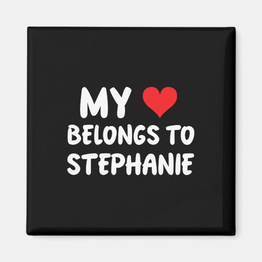 Stephanie - Mijn Hart Hoort Bij Stephanie - Liefde Magneet (Voorkant)