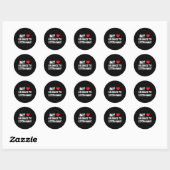 Stephanie - Mijn hart is van Stephanie - Liefde Ronde Sticker (Vel)