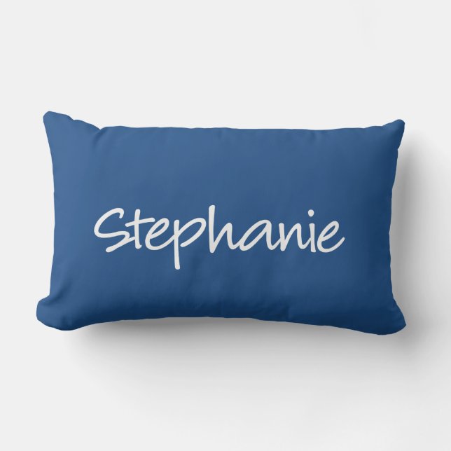 Stephanie Pillow - Modern Script Kussen (Voorkant)