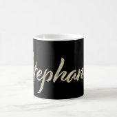 Stephanie white gold Handwriting Tasse Kaffeetasse Koffiemok (Center)