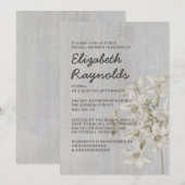 Stephanotis Bridal Shower Invitations Kaart (Voorkant / Achterkant)