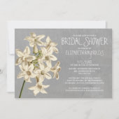 Stephanotis Bridal Shower Invitations Kaart (Voorkant)