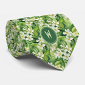 Stephanotis Floral Stropdas (Opgerold)